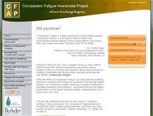 Tablet Screenshot of compassionfatigue.org